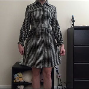 Vintage Houndstooth Dress
