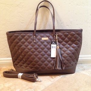 BCBG Quilted Tote