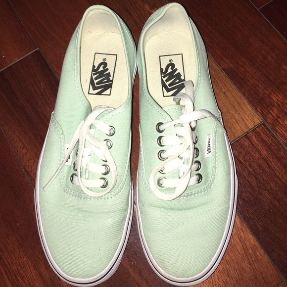 Mint green vans