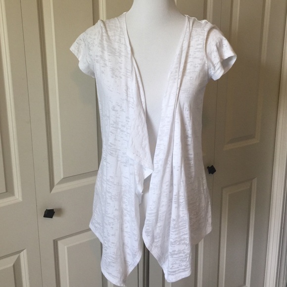 White Open Front Burnout. NWT