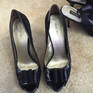 Nine West black heels
