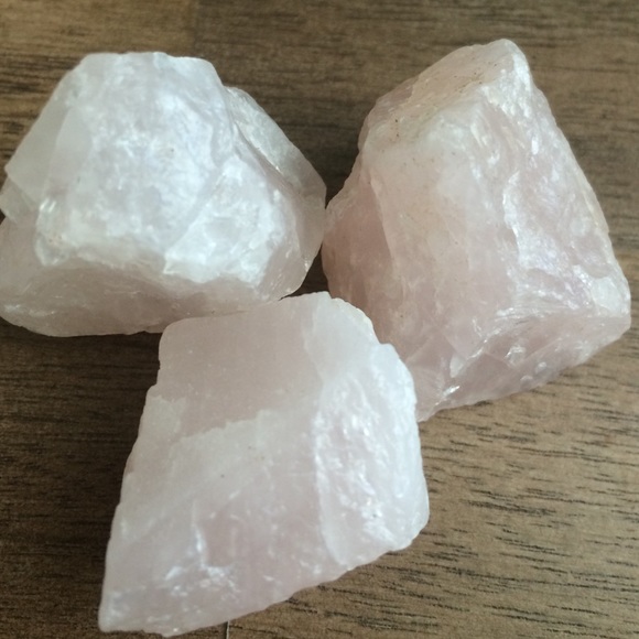Rose Quartz crystal chunks