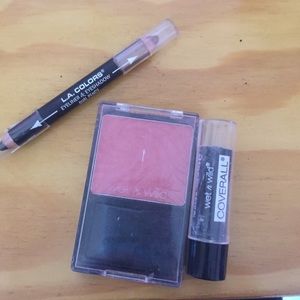 Eye duo, concealer, blush