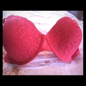 42DD Cacique Lane Bryant Coral Pink Bra