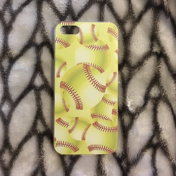 Brand new never used iPhone 5/5s/SE softball case