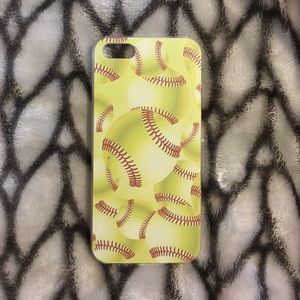 Brand new never used iPhone 5/5s/SE softball case