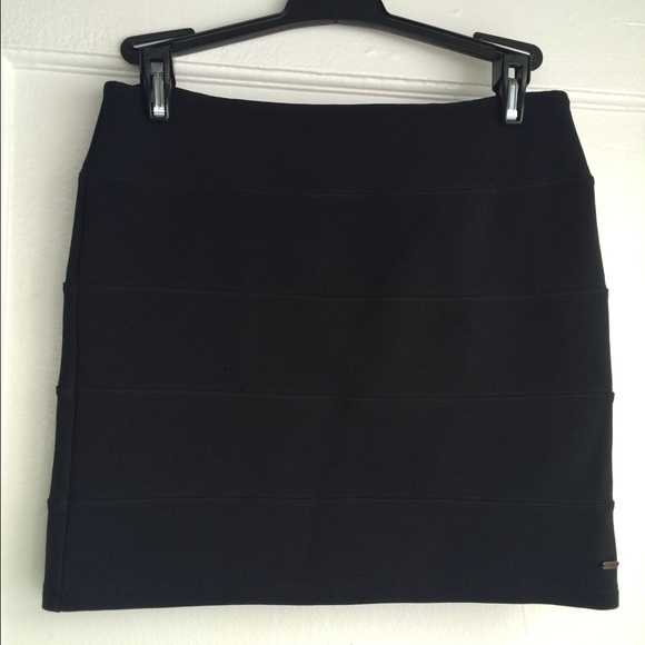 Black Victoria's Secret mini bandage skirt