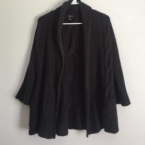 Woven cardigan