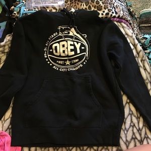 Size small obey hoodie