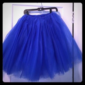 New Adult Cobalt Blue Custom TuTu & Slip