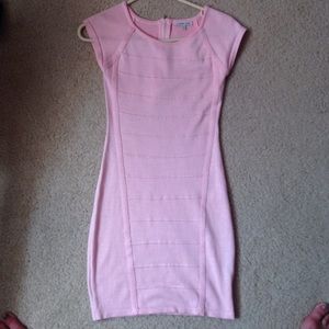 Sweater dress, thin, skirt length zip up back