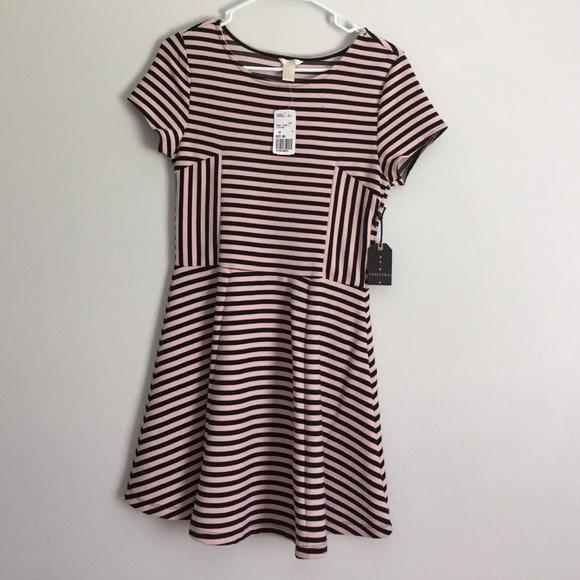 NWT Pink and black dress