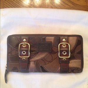 Coach Zip Around Wallet