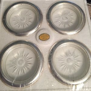 Real Crystal coasters