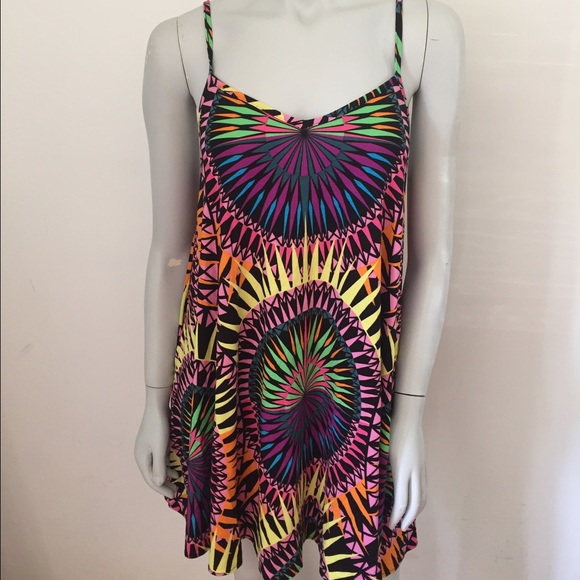 New Mara Hoffman strappy swim sundress XS