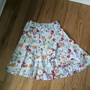 CAbi a-line floral skirt *fall sale!*