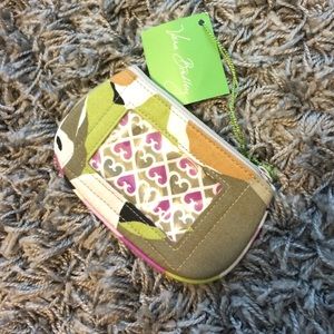 Vera Bradley purse with clip.