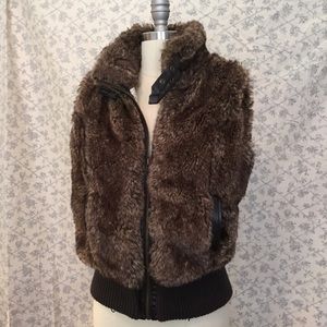 FAUX fur/leather Heritage 1981 Vest