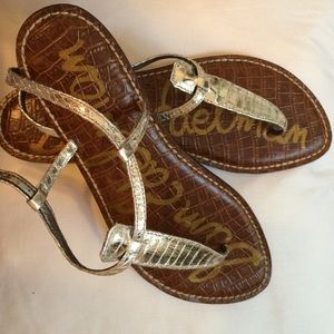 Brand new, never worn silver Sam Edelman sandals