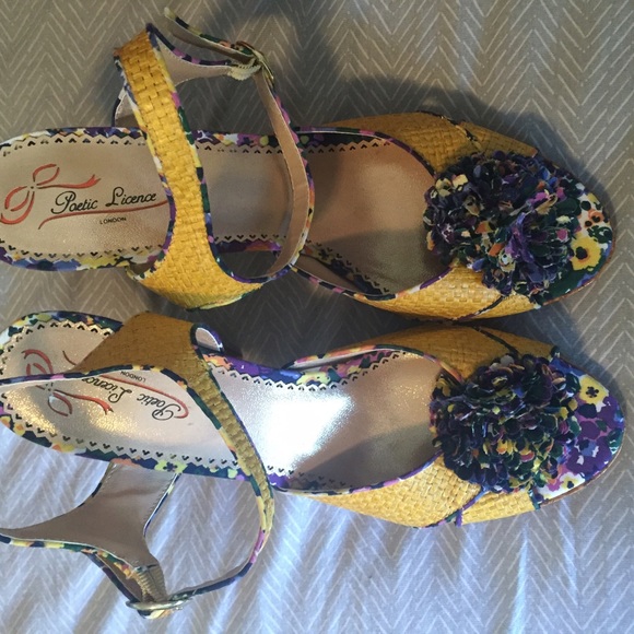 Poetic License strap heels