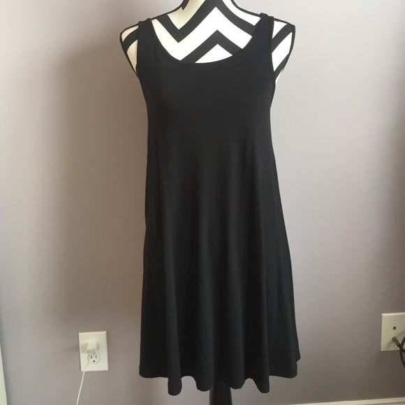 Black tank shift dress