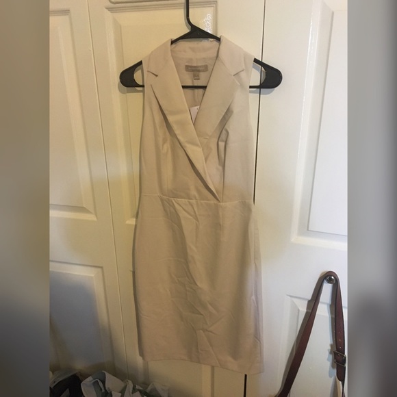 Banana Republic sleeveless tux dress
