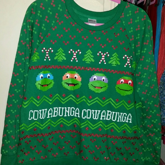 Ninja Turtle Christmas sweater
