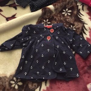 Little girl anchor sweater