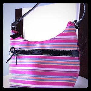 Pink, blue & coral kate spade purse