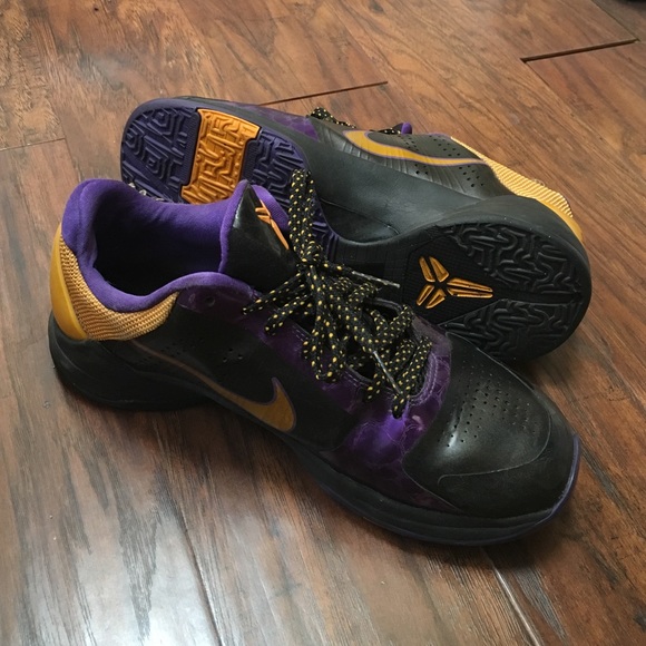 Nike Kobe Bryant sneakers.