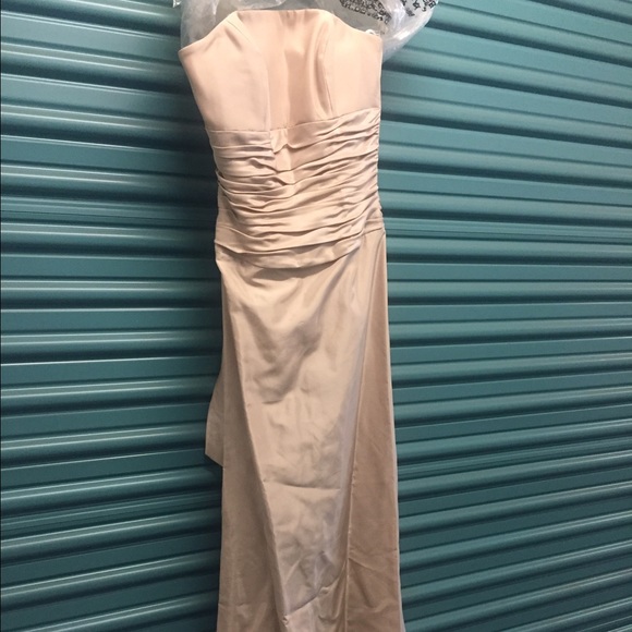 Formal champagne dress