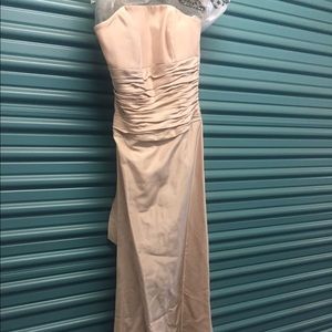 Formal champagne dress