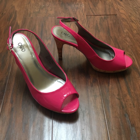 Hot pink heels