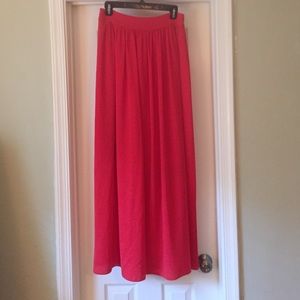 Banana Republic long red skirt