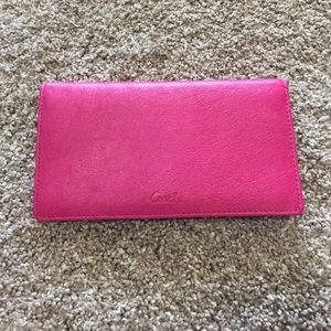 Coach checkbook wallet insert