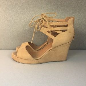 Lace Up Wedges