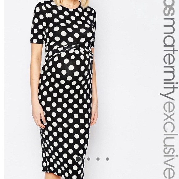 ASOS Maternity Polka Dots Dress