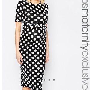 ASOS Maternity Polka Dots Dress
