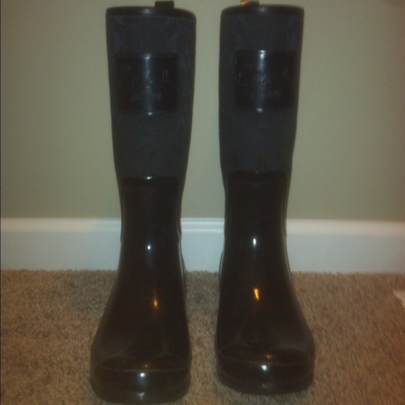 Coach rain boots