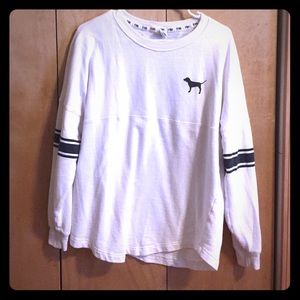 Victoria's Secret PINK white sweatshirt