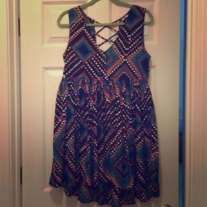 En Creme pattern dress