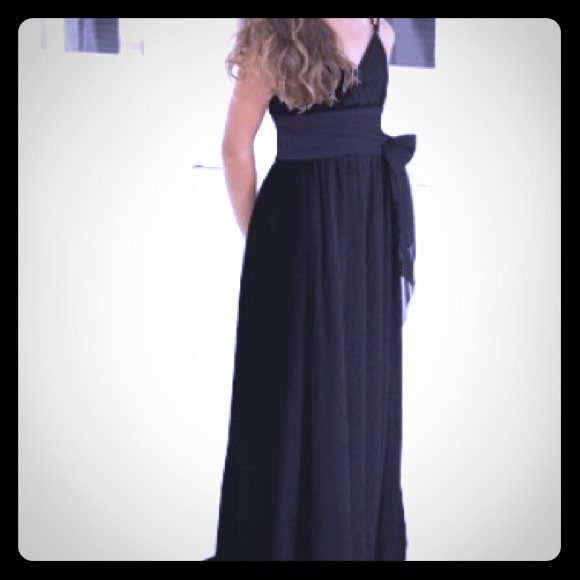 Alexia designs Black Sz 8 Jr. Bridesmaid Dress