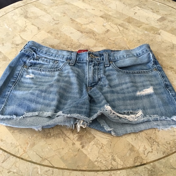 Lucky Brand "The Cut Off" Jean shorts