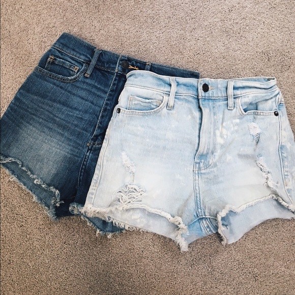 Brandy Melville Pants - 💚Abercrombie & Fitch natural waisted jean shorts