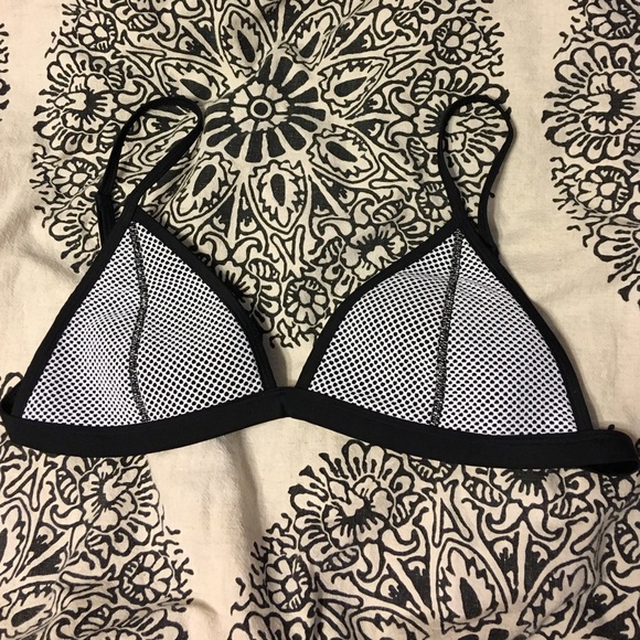 Authentic TRIANGL mesh bikini top in XL