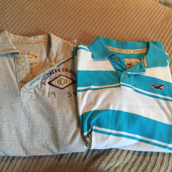 MENS hollister collar shirt bundle!