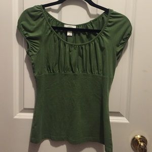 LOFT Green Empire T-Shirt
