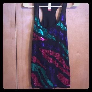 Sequin Tank Top