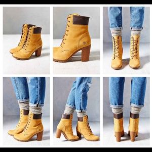 Sassy Timberland High Heeled Boots