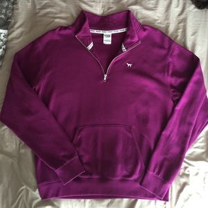 VS PINK Half-Zip Sweatshirt
